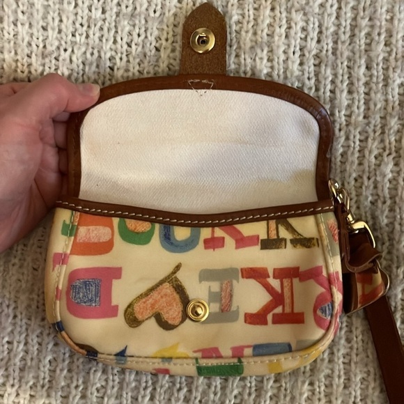 Dooney & Bourke Hearts and Stars Patterned Wristlet - Picture 7 of 11